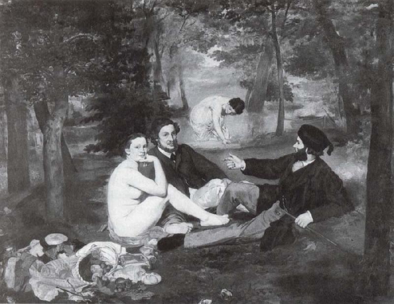 Edouard Manet Das Fruhstuch im Freien oil painting picture